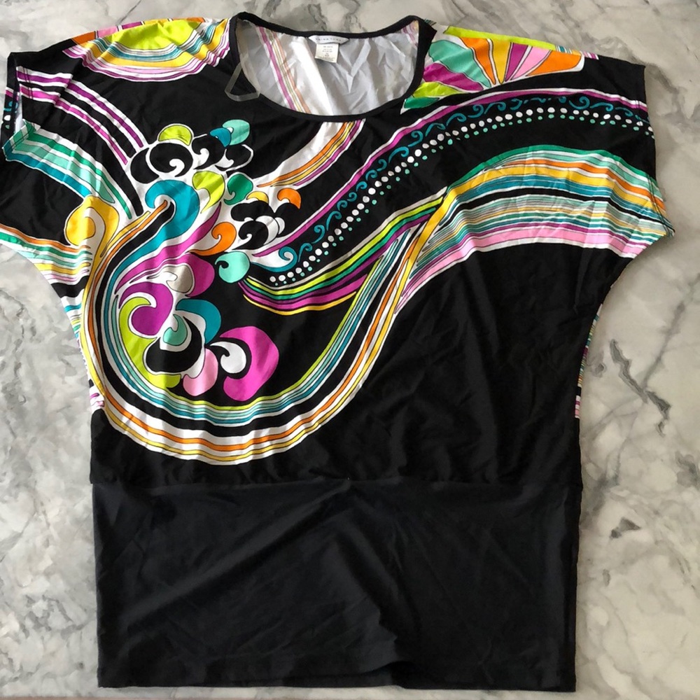 Trina Turk tunic cover up xsmall